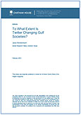 Chatham House: Как Twitter меняет общество в районе Персидского залива?
