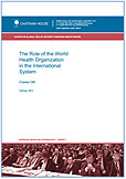 Chatham House: Роль Всемирной организации здравоохранения и ее место в международной системе