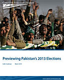 Центр Американского Прогресса: Прогноз по выборам в Пакистане в 2013 г.