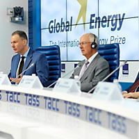 Пресс-конференция по объявлению имен лауреатов престижной международной премии «Глобальная энергия»